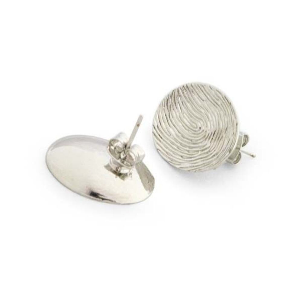 MoMA Museum Of Modern Art Fingerprint Earrings - Picture 2 of 8